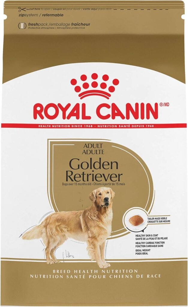 Royal Canin Golden Retriever Adult Dry Dog Food, 30 lb bag